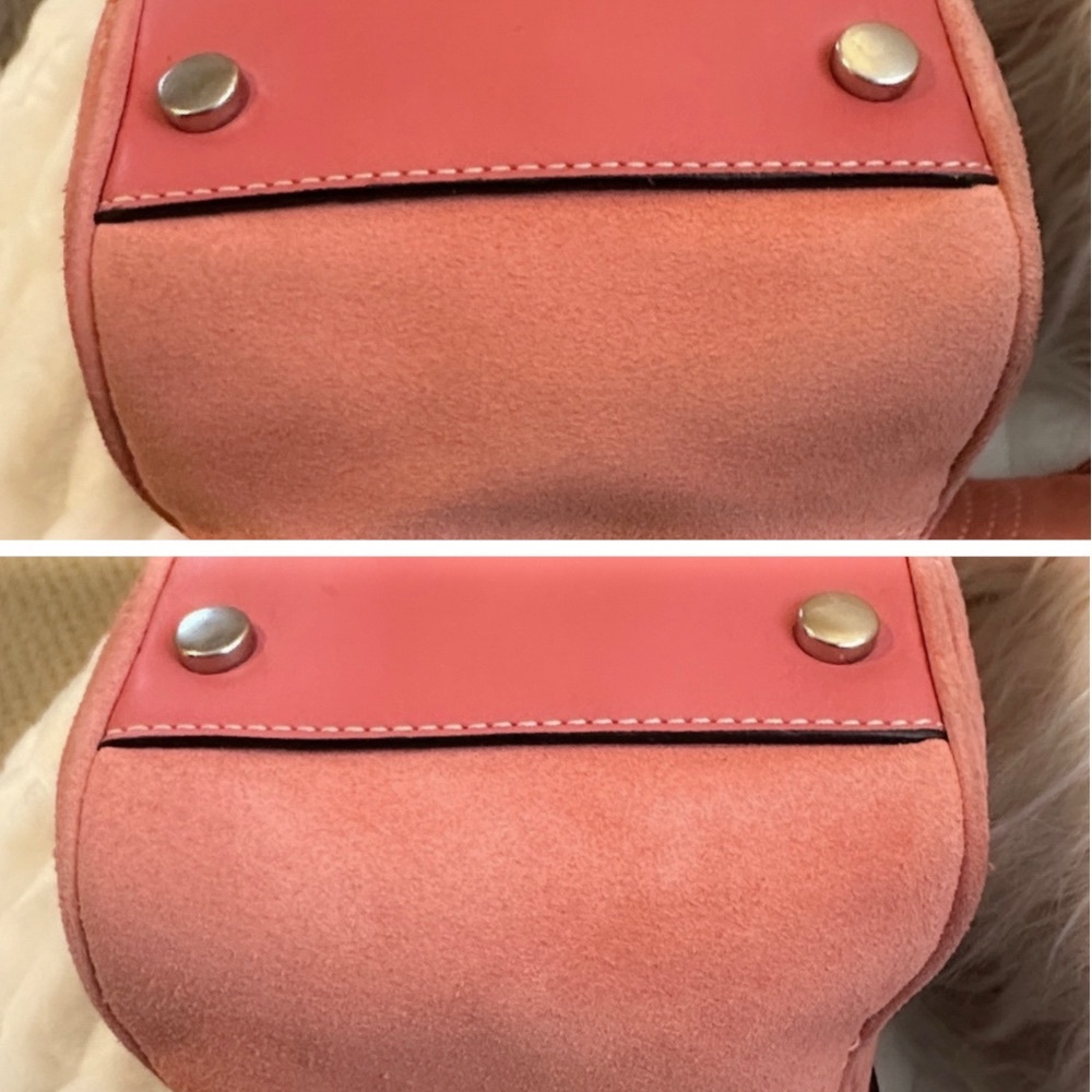 Vintage Coach Hamptons Suede Kisslock Bag - Picture 15 of 17